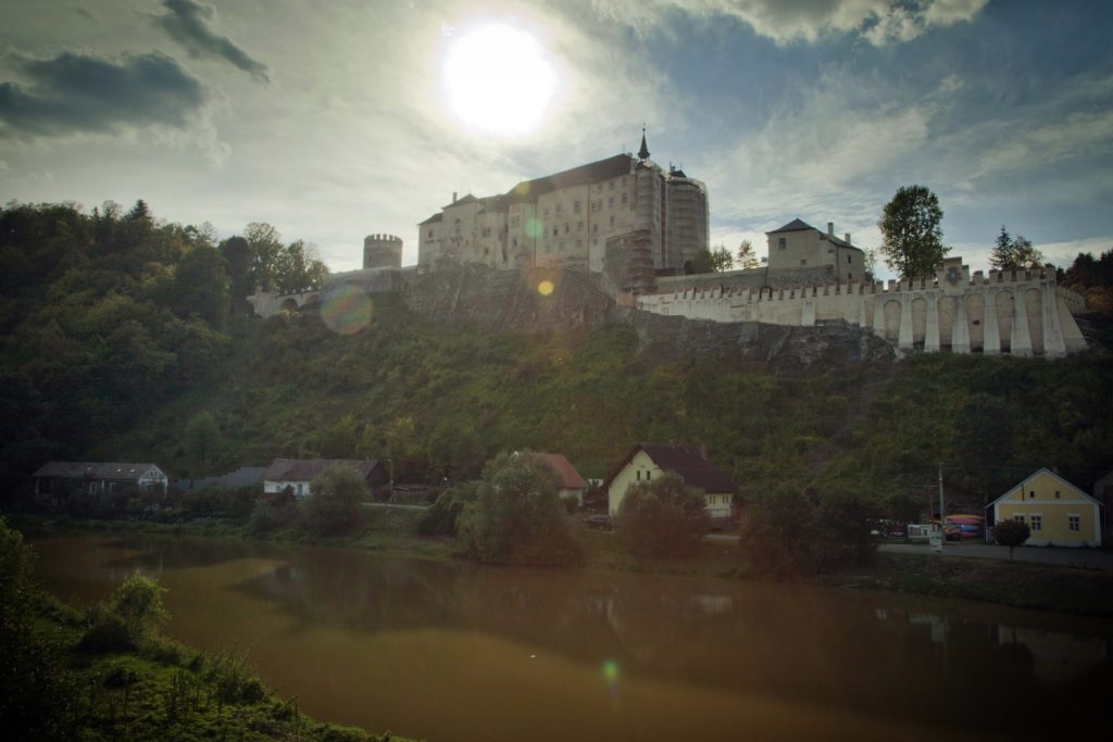 Castle Český Šternberk - 13. century - view from river